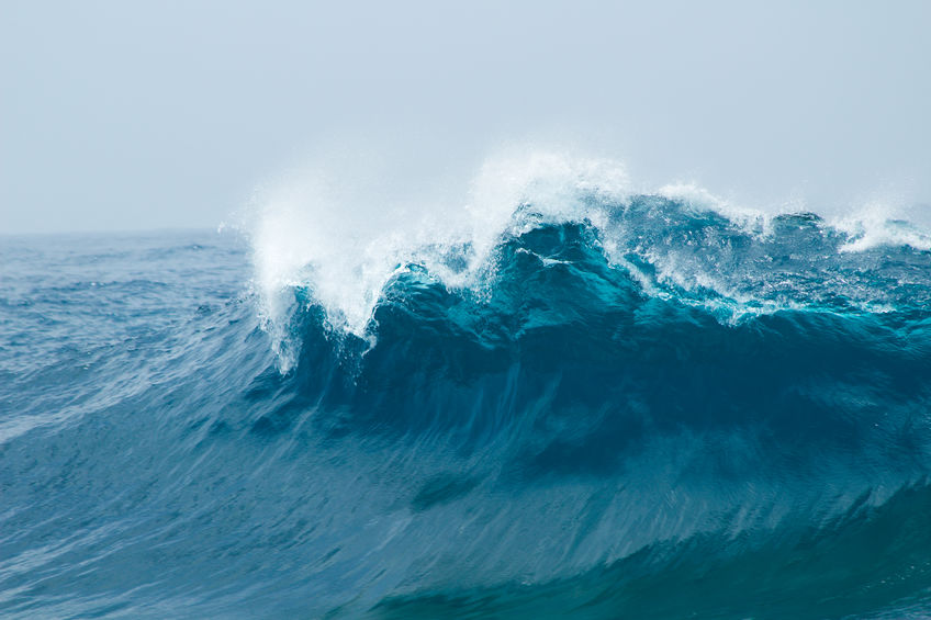 The Power that Works within Us - Bob Sawvelle - powerful ocean wave